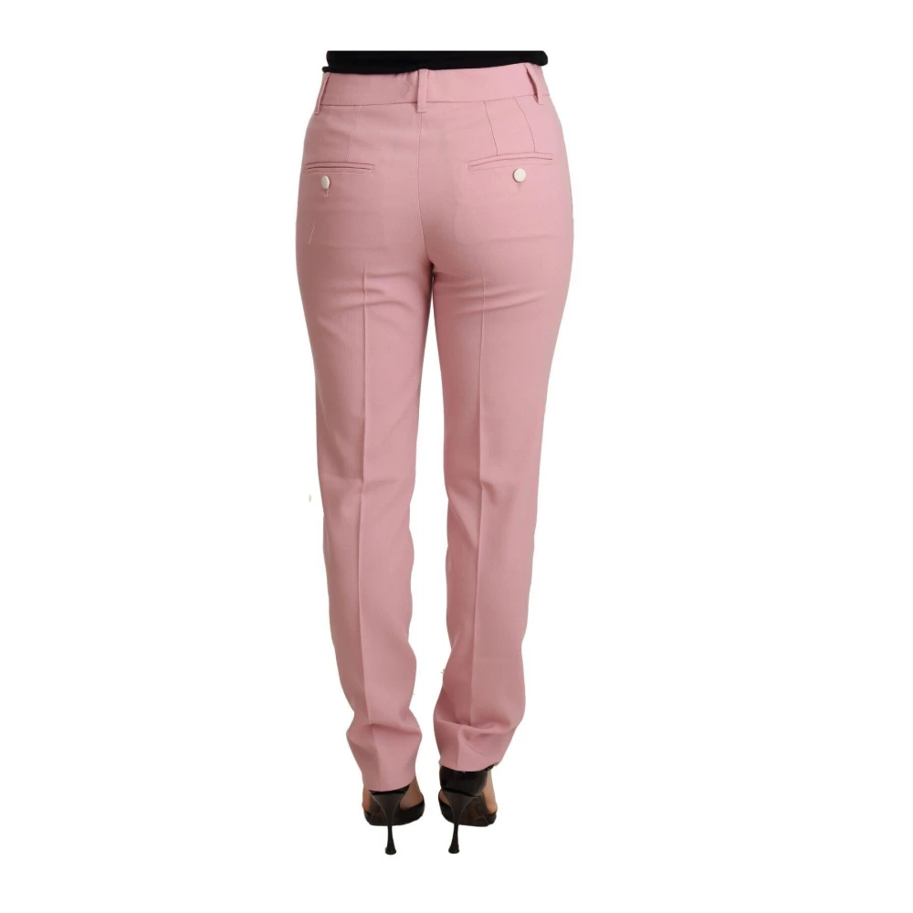 Dolce & Gabbana Stijlvolle Wol Jeans voor Vrouwen Pink Dames