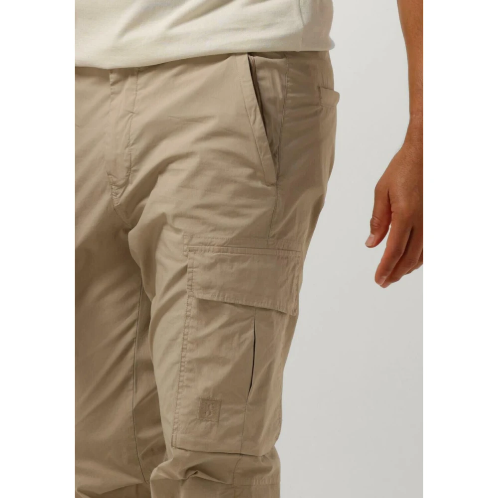 Butcher of Blue Slim Cargo Broek Tristan Beige Heren