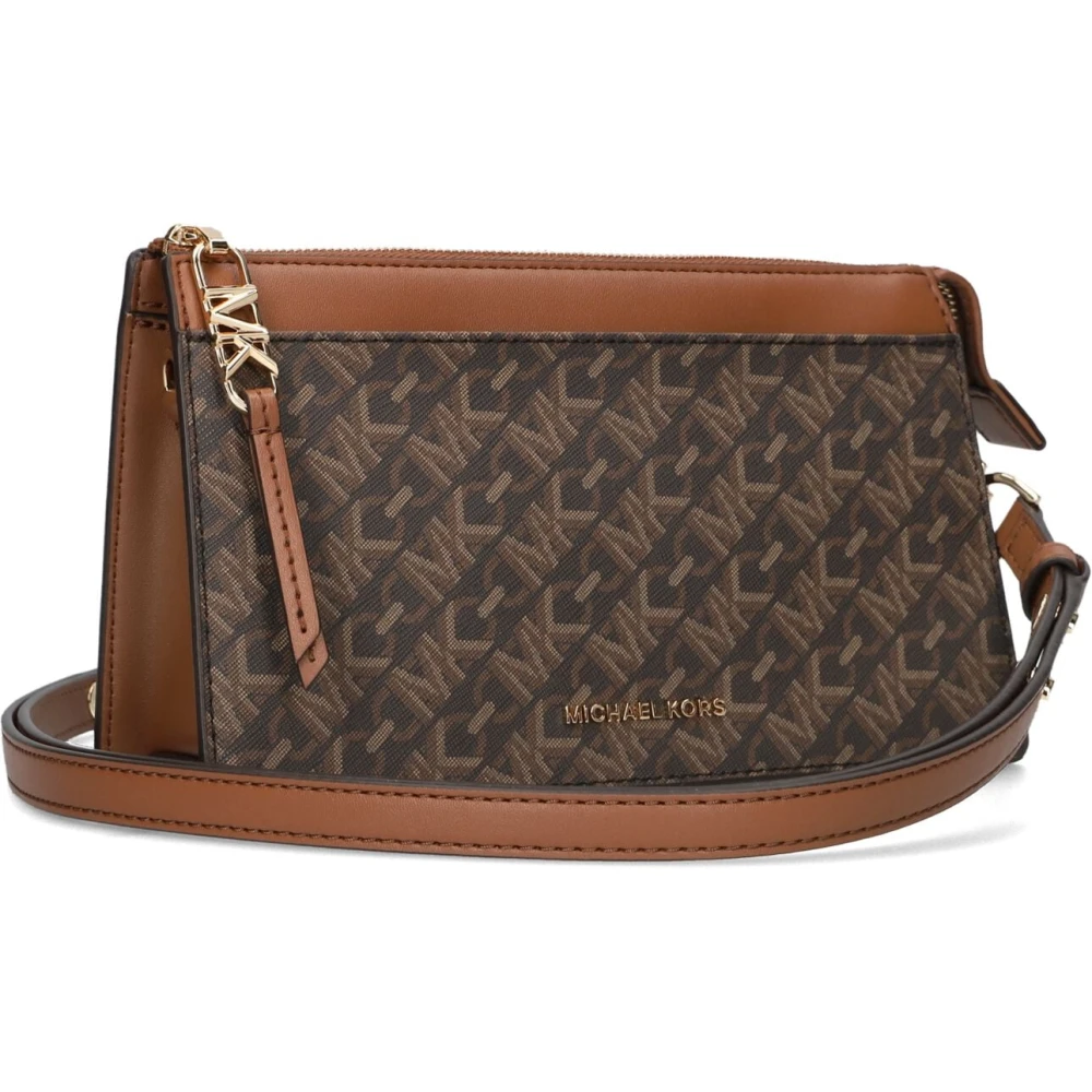 Michael Kors Stijlvolle Schoudertas Crossbody Brown Dames