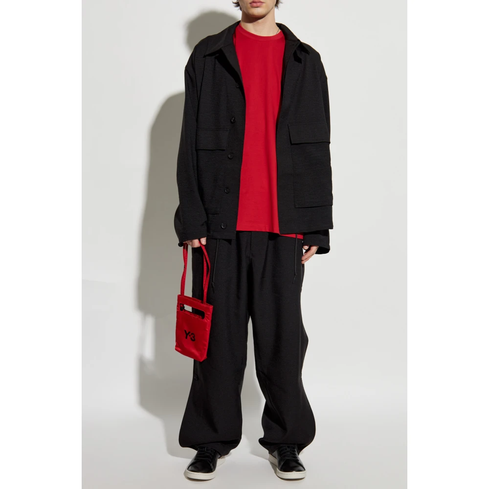 Y-3 T-shirt met print Red Heren