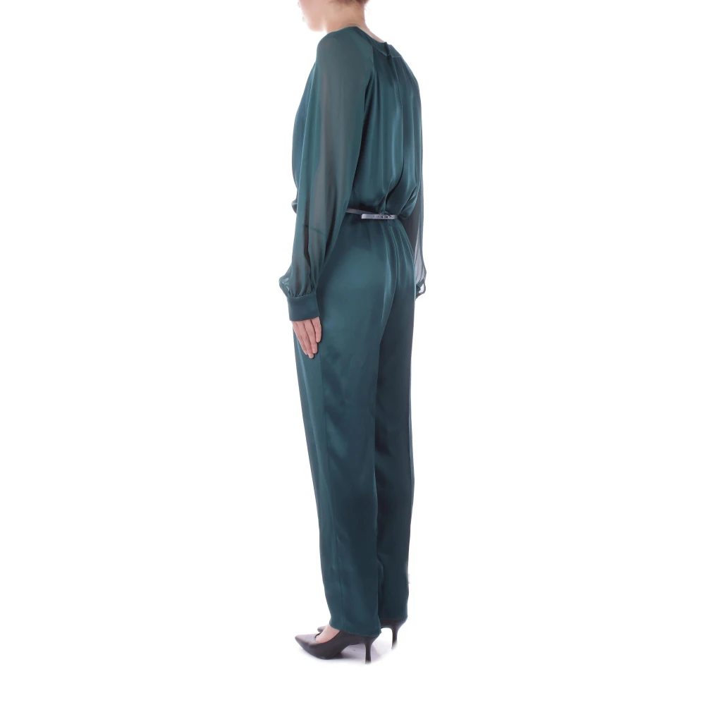 Max Mara Groene broek met transparante mouwen Green Dames