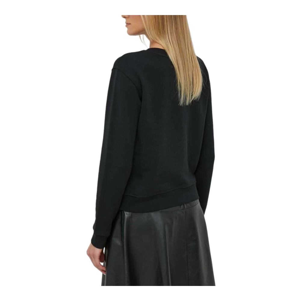 Emporio Armani Sweatshirt met ronde hals Black Dames