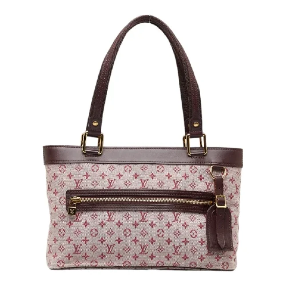 Louis Vuitton Vintage Pre-owned Canvas handbags Pink Dames