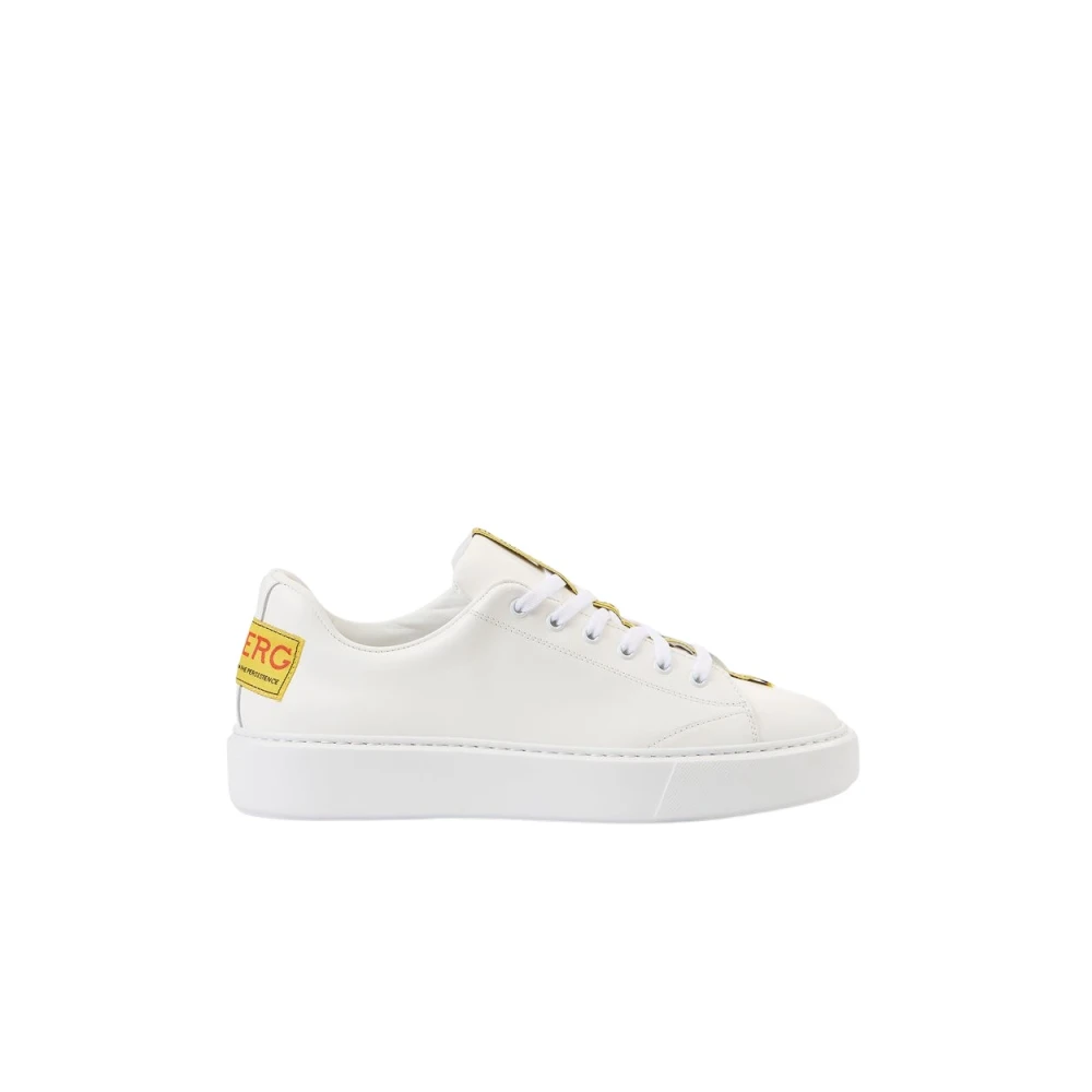 Iceberg Witte lage sneakers met XL zool White Heren