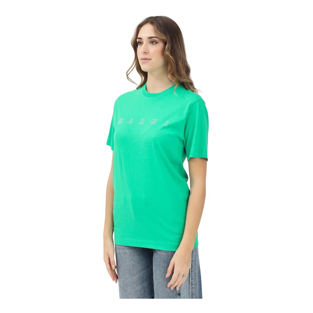Marni - Tops > T-Shirts - Green - Marni - Modalova