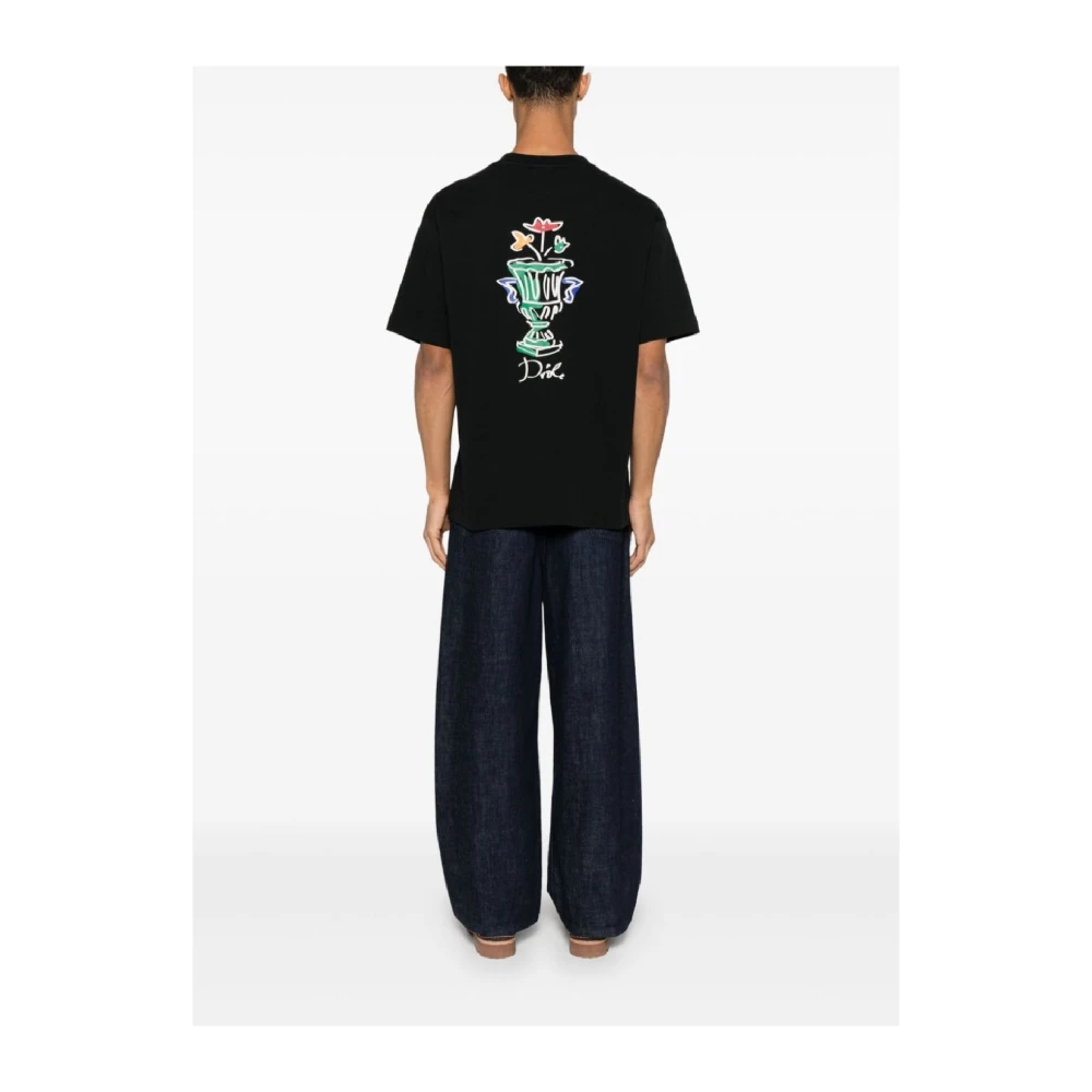 Drole de Monsieur Stijlvol T-shirt Vaas Black Heren
