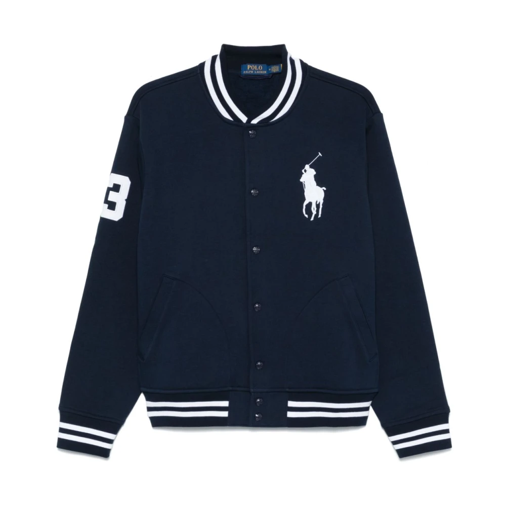 Polo Ralph Lauren Men's Blue Bomber Jackets, S, Jumpers For