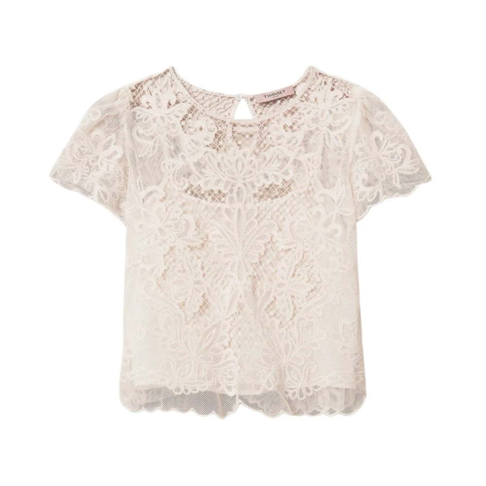 Twinset Women's Beige Blouses - Blouses - L - Blouses & Shirts