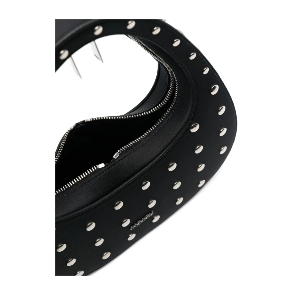 Coperni Studded Black Satin Schoudertas Black Dames