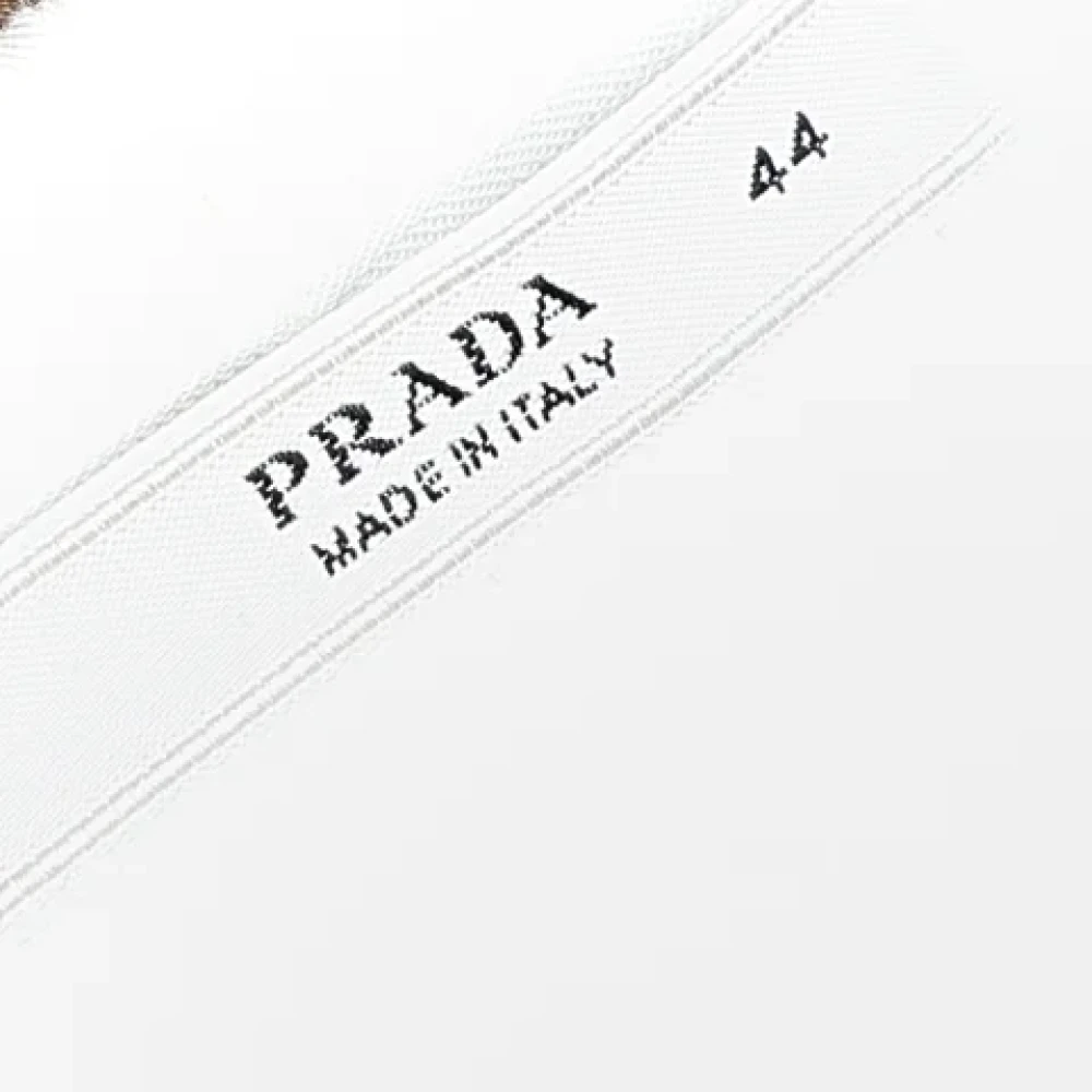 Prada Vintage Pre-owned Cotton bottoms White Dames