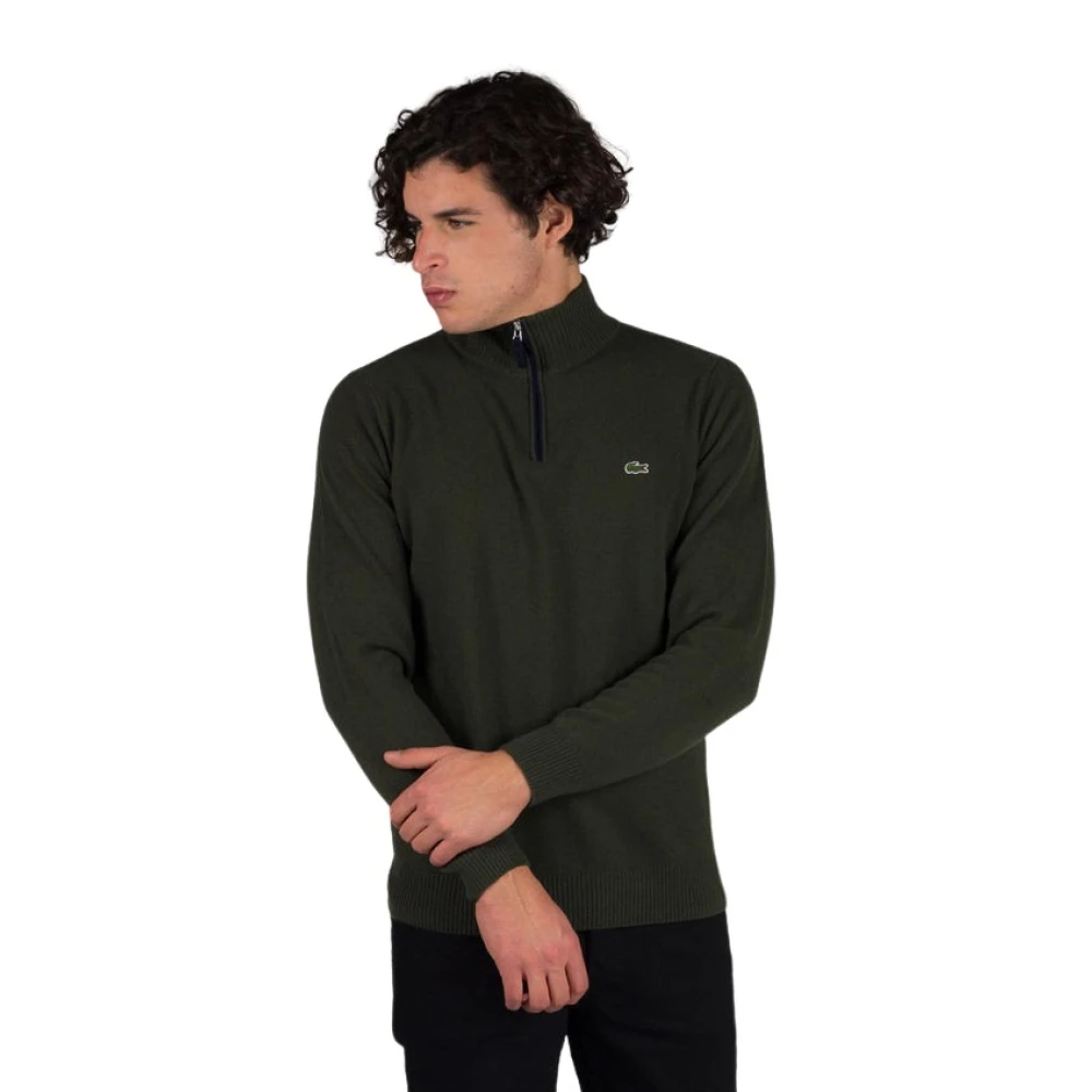 Lacoste Men's Green Turtlenecks, S, Turtleneck Jumper