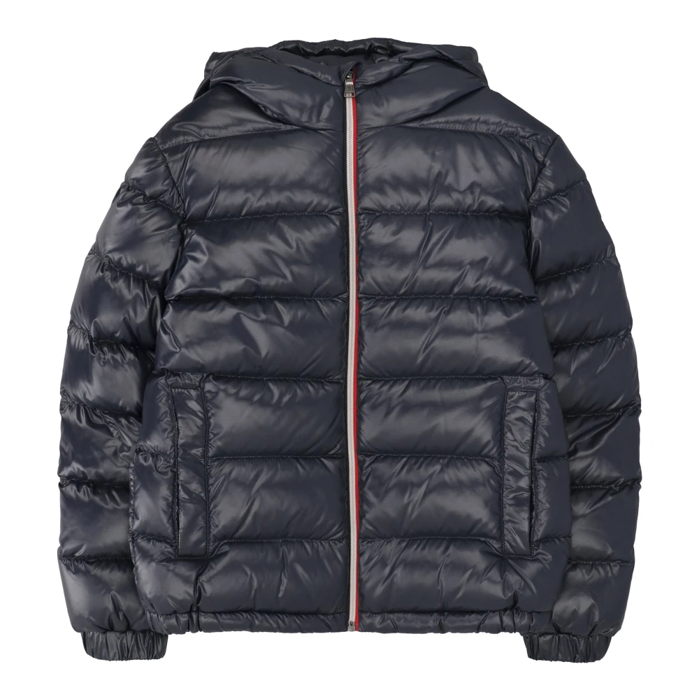 Moncler Nylon huva jacka med dunfyllning Blue, Pojke