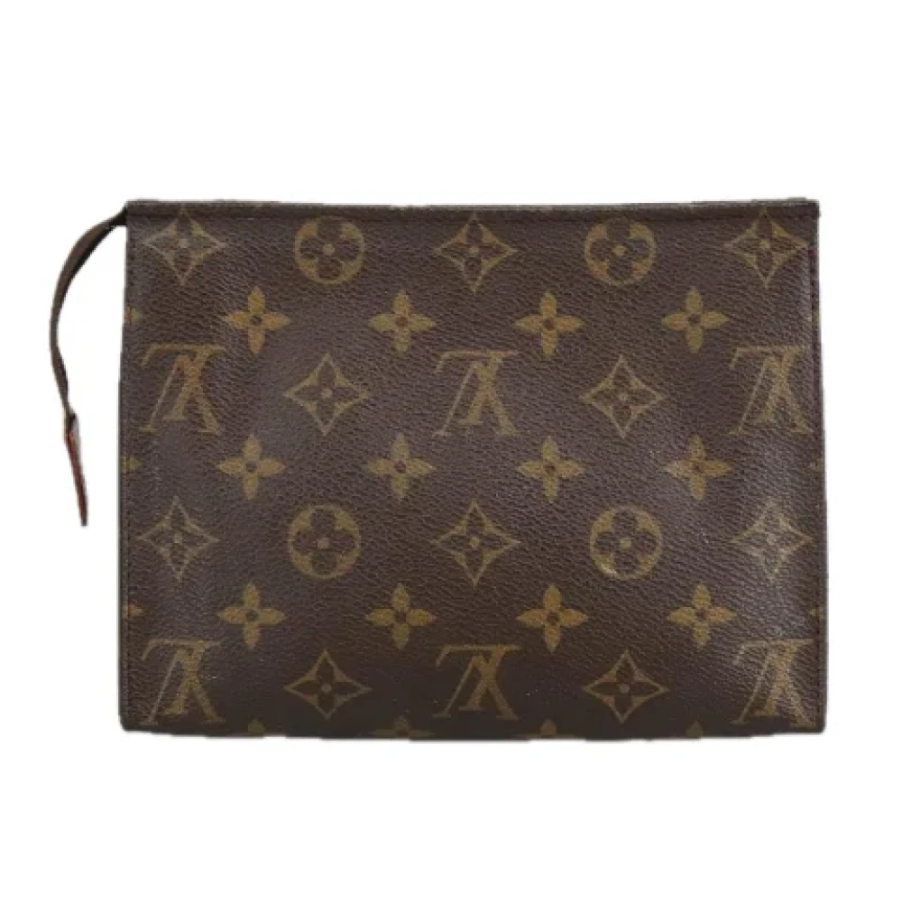 Louis Vuitton Vintage Pre-owned Canvas pouches Brown Dames