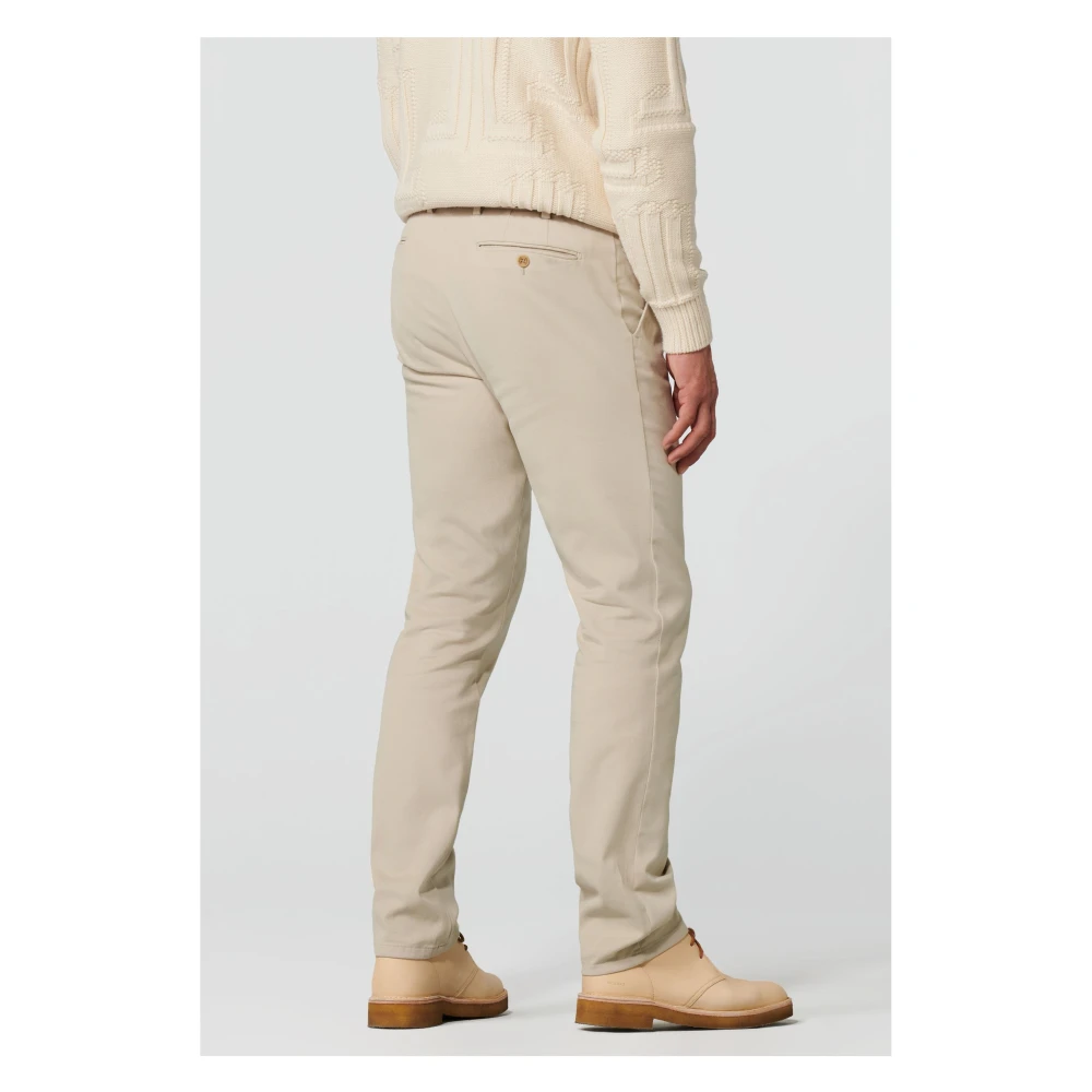 Meyer Ecru Bonn Broek Beige Heren