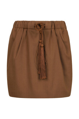 tabarin-brown-leather-skirt