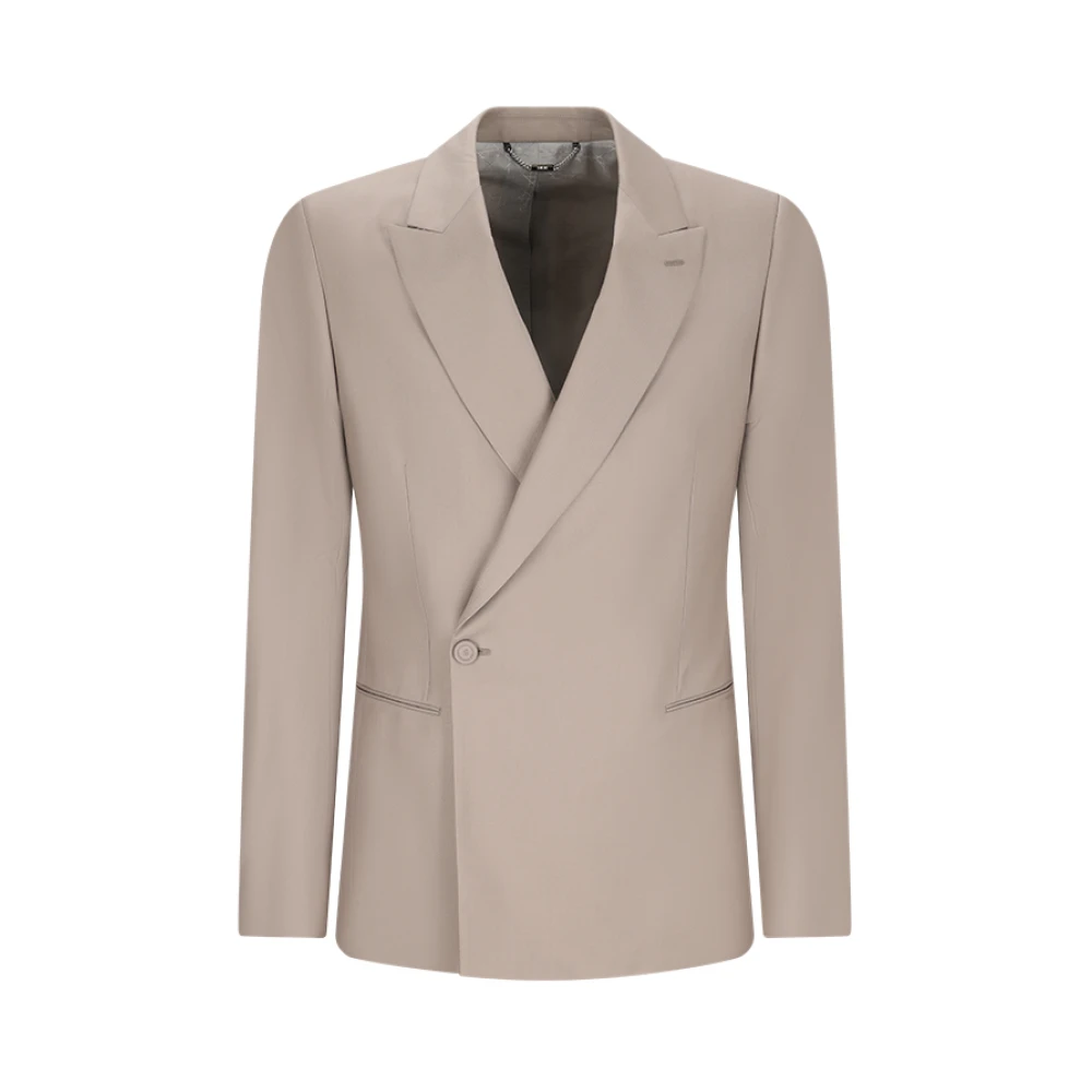 Dior Men's Beige Blazers, L, Elegant Blazer For Stylish Outfits
