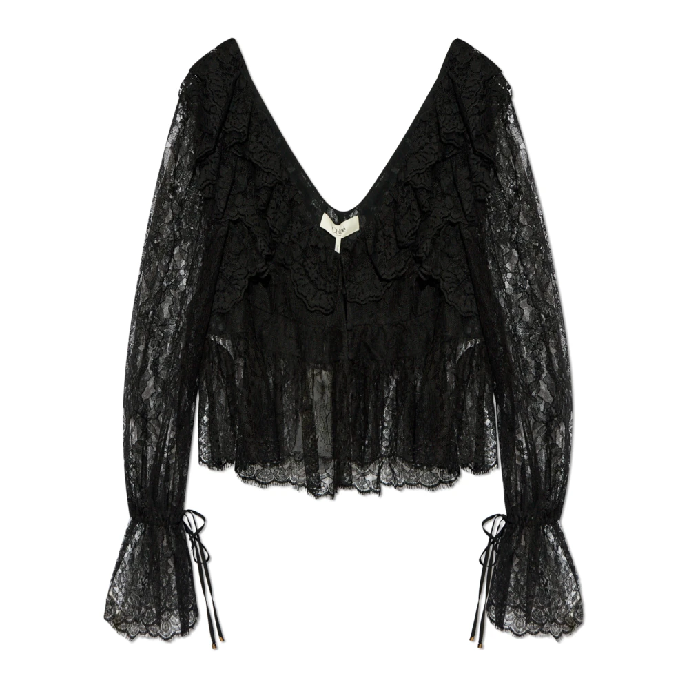 Chloé Kanten top Black Dames