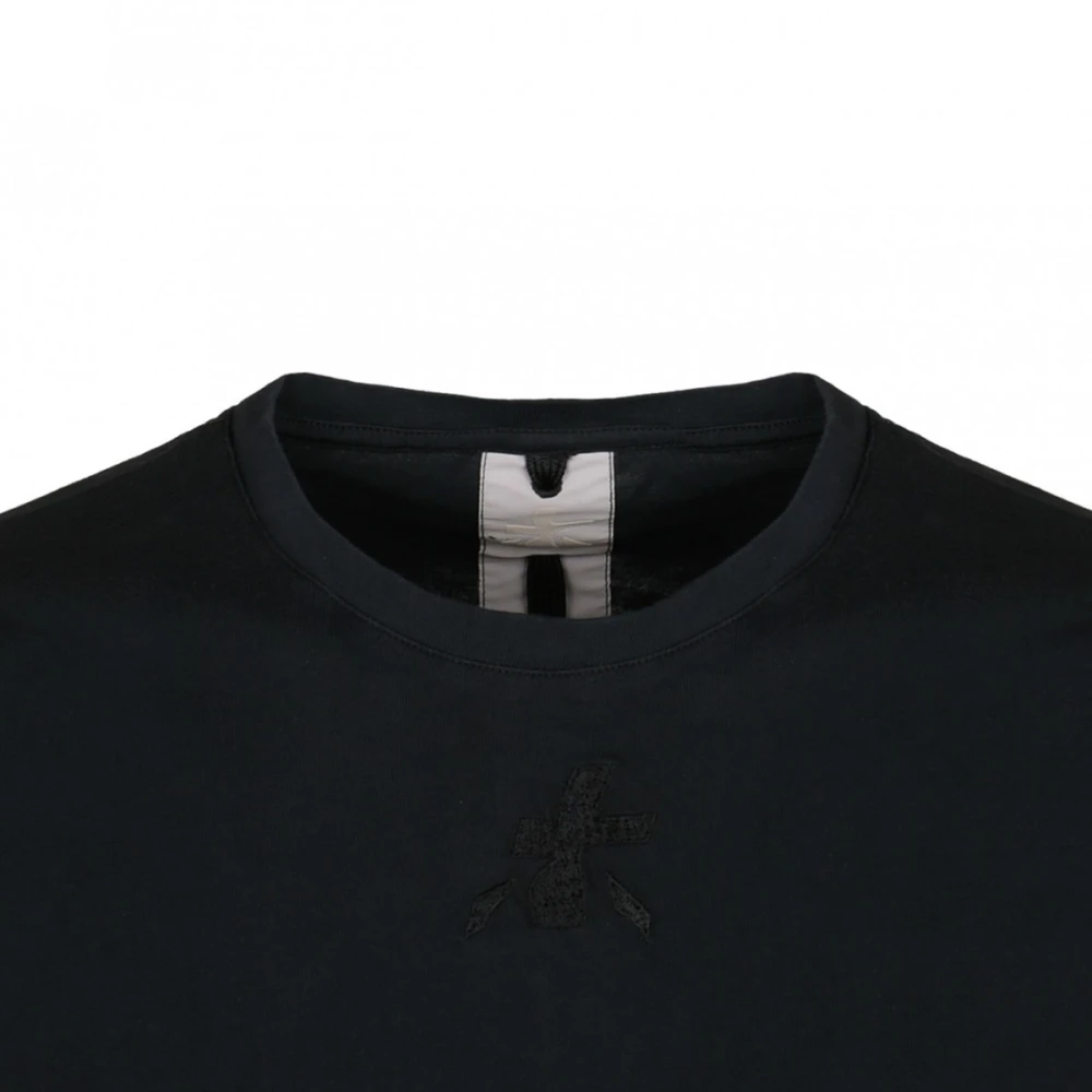 Premiata Zwart Logo Geborduurd T-Shirt Black Heren