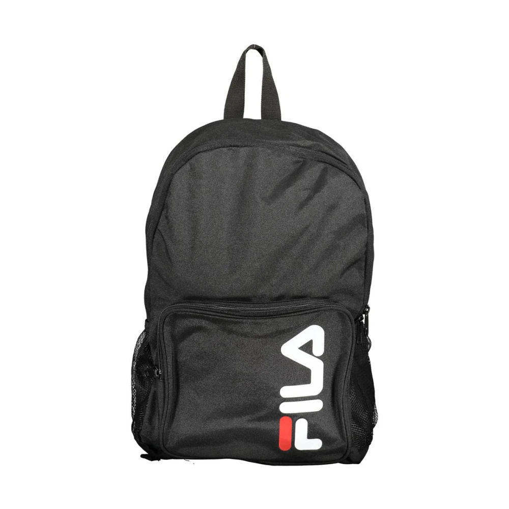 Fila Zwarte Polyester Rugzak met Verstelbare Banden Black Heren