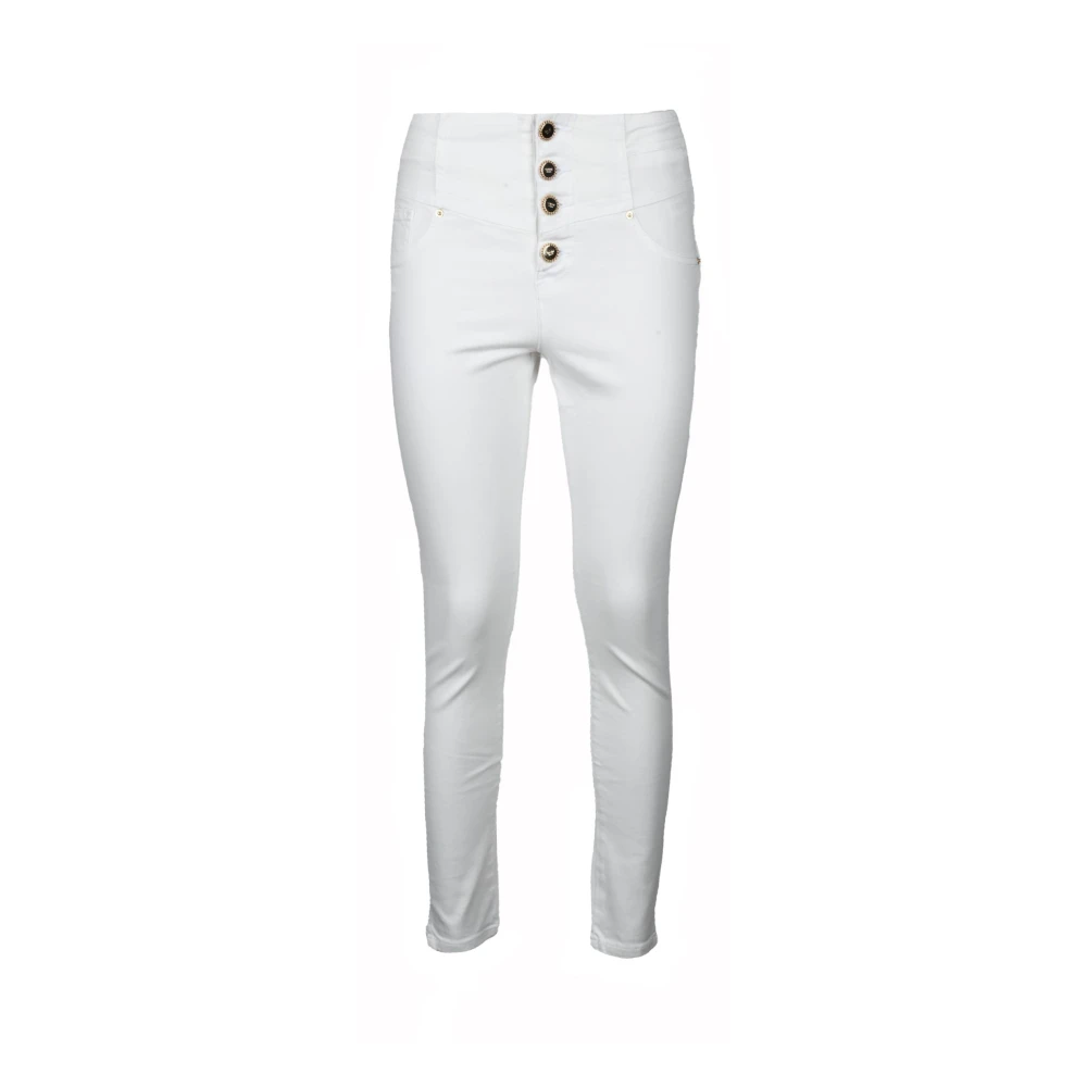 Gaudi Smalle broek White Dames