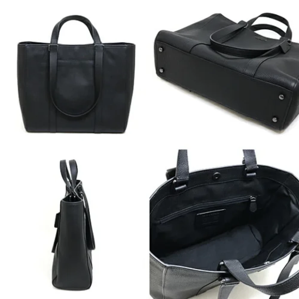 Coach Pre-owned Leather handbags Black Dames