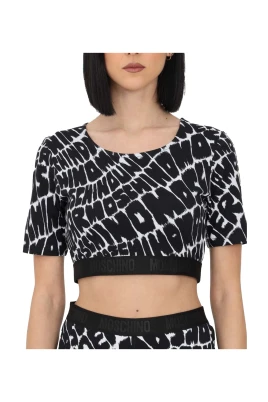 Fantasy Print Underbear Crop Top