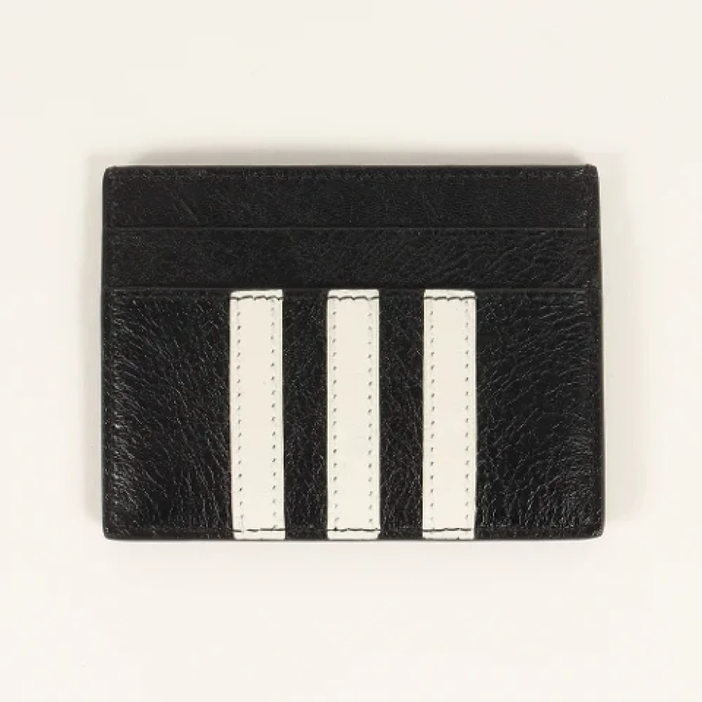 Balenciaga Vintage Pre-owned Leather wallets Black Heren