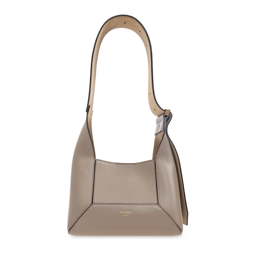 Jimmy Choo Tas Diamond Klein Beige Dames