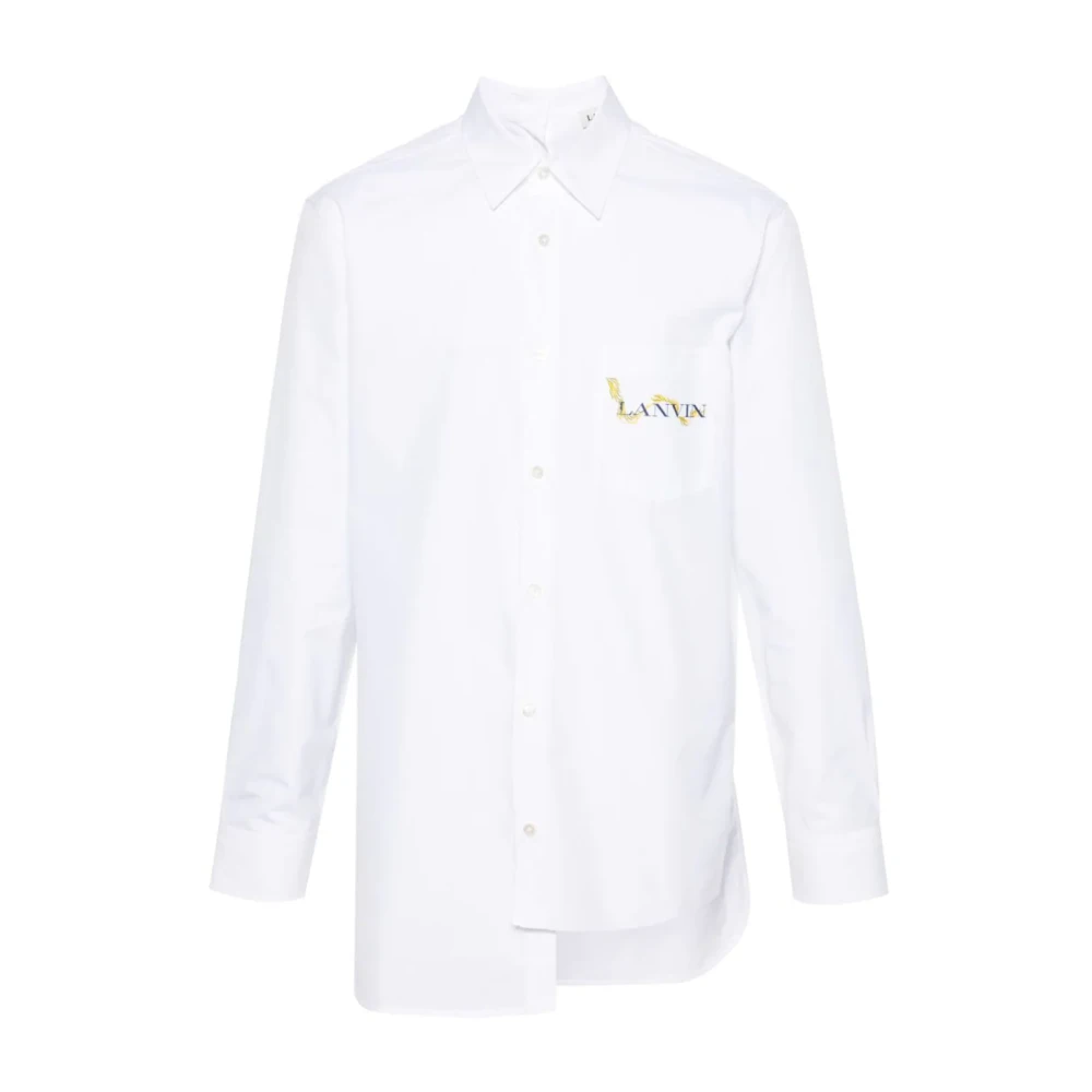 Lanvin Formal Shirts White Heren