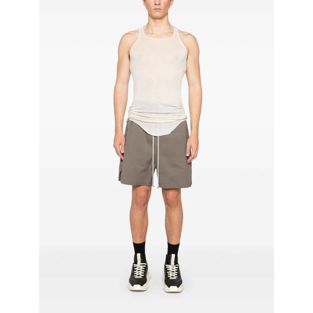 Rick Owens Geribbelde Tanktop White Heren