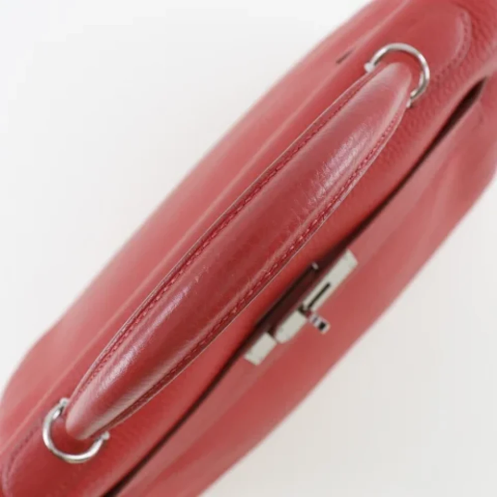 Hermès Vintage Pre-owned Fabric handbags Red Dames
