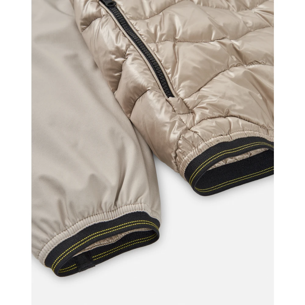 Blauer Beige Jas met Stofmix Beige Heren