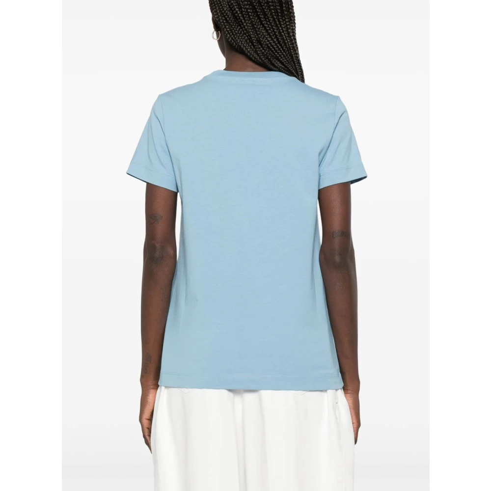 pinko Blauwe Crew Neck T-shirts en Polos Blue Dames