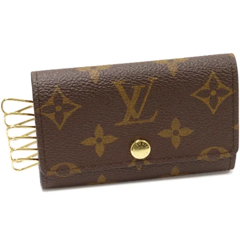 Louis Vuitton Vintage Pre-owned Canvas key-holders Brown Heren