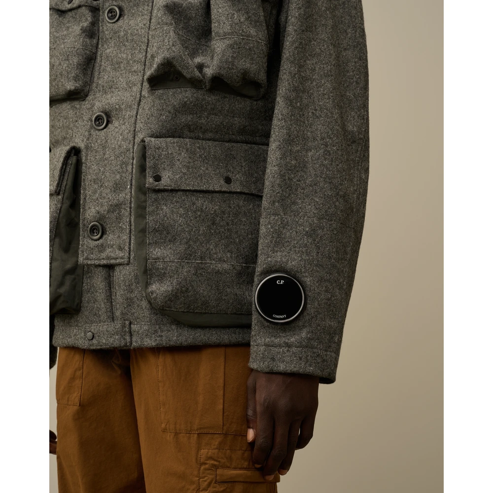 C.P. Company Shetland Twill Mille Jack Antraciet Grijs Gray Heren