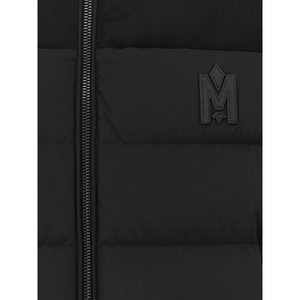 Mackage Gewatteerd Zwart Mouwloos Nylon Jack Black Heren