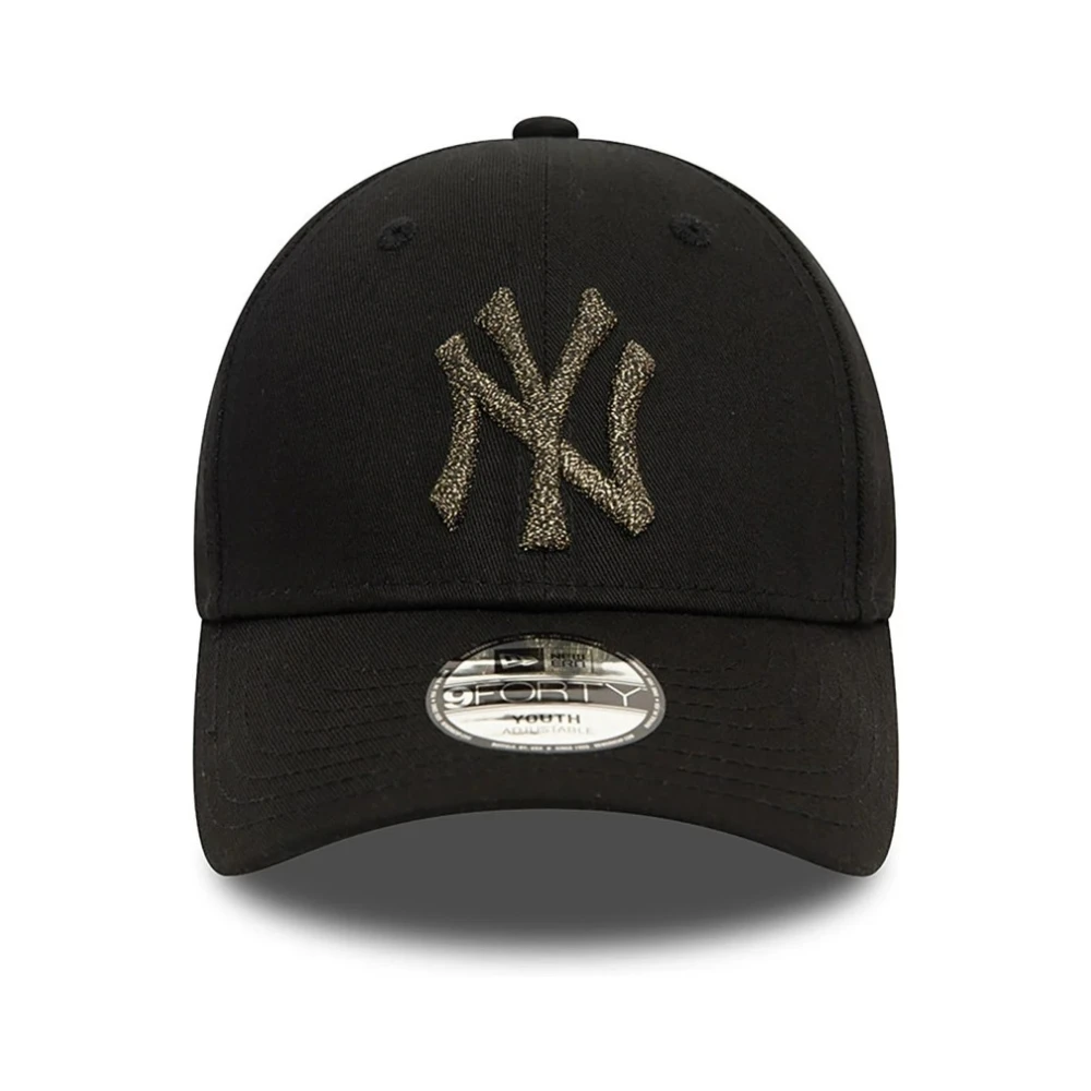 new era Zwarte Yankees Metallic Jeugdpet Black Heren