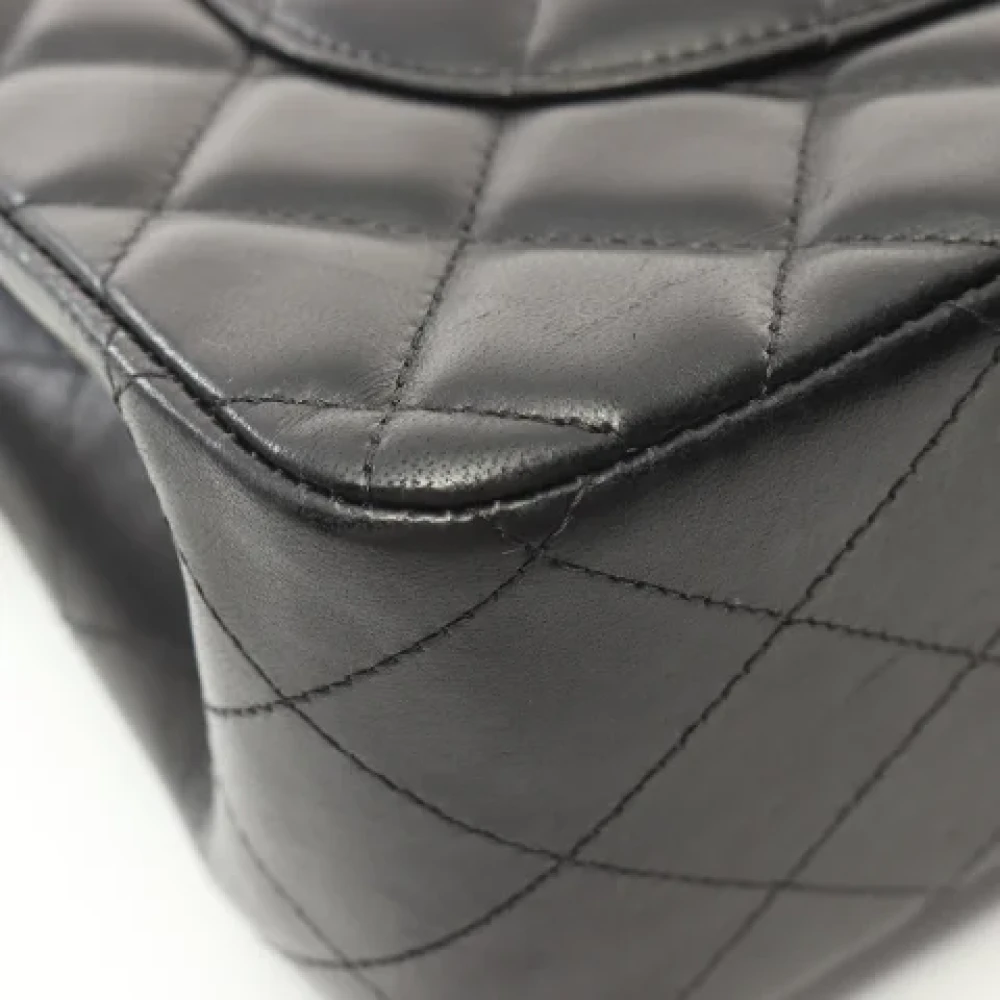 Chanel Vintage Pre-owned Leather shoulder-bags Black Dames
