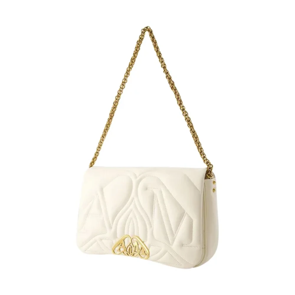 alexander mcqueen Leather shoulder-bags Beige Dames