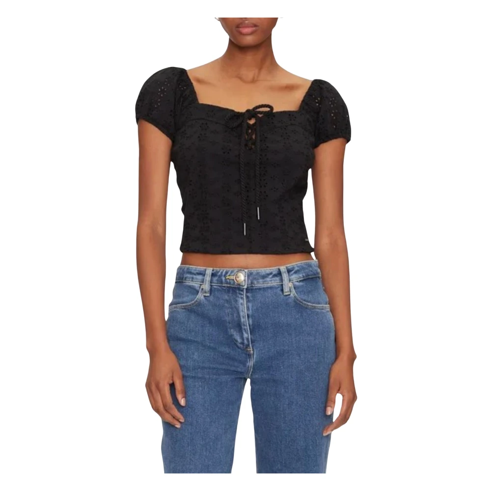 Guess - Tops > T-Shirts - Black - Guess - Modalova