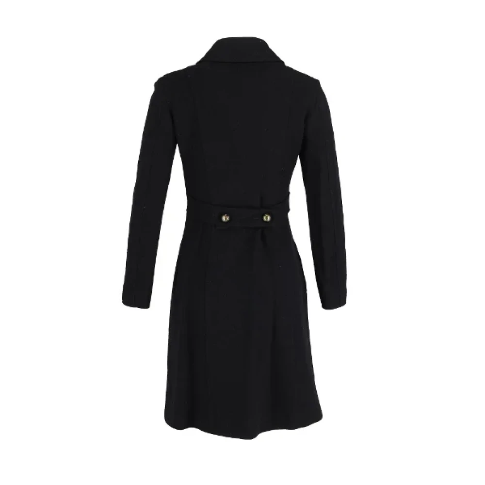 Moschino Pre-Owned Pre-owned Wool outerwear Black Dames