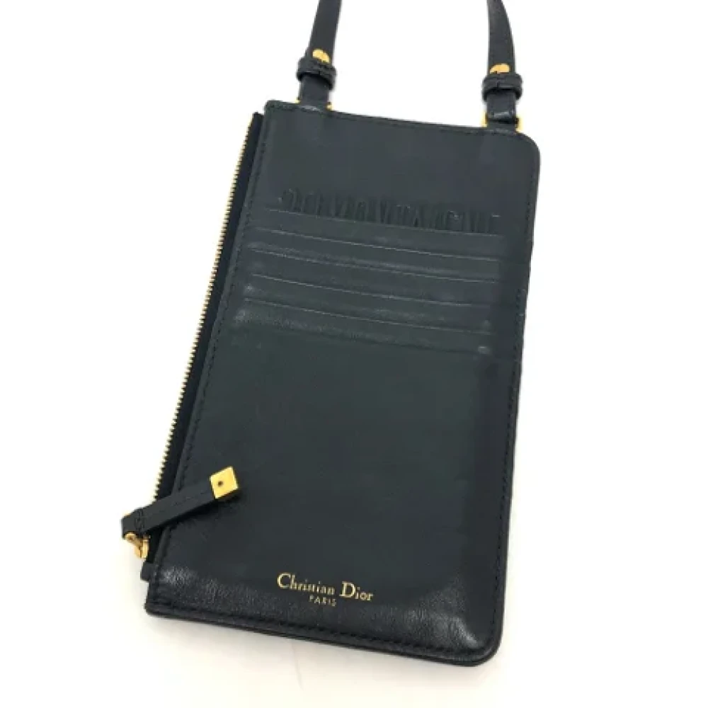 Dior Vintage Pre-owned Fabric dior-bags Blue Dames
