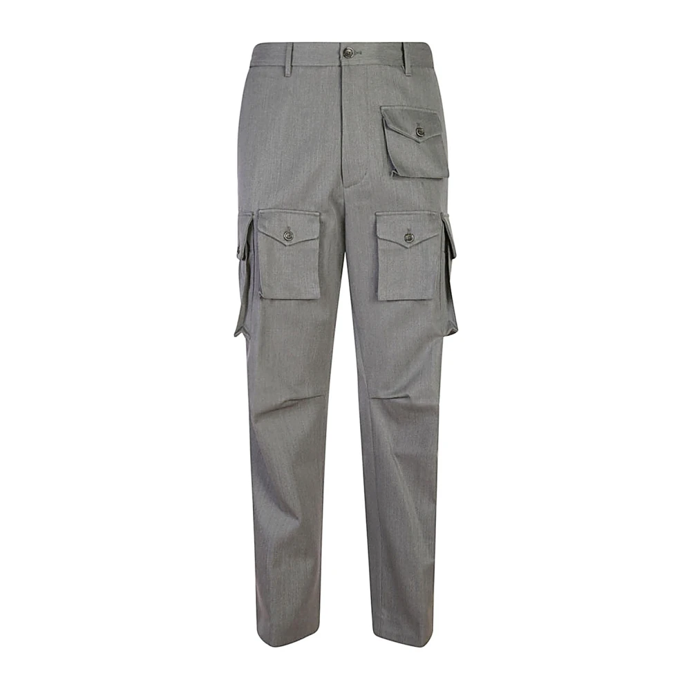 Nine In The Morning Cargo Egan Grijze Wollen Broek Gray Heren