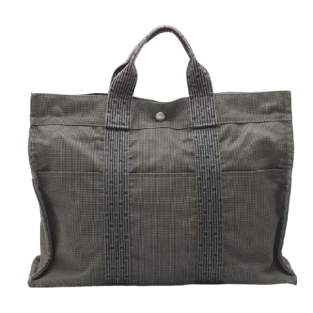Hermès Vintage Pre-owned Fabric totes Black Dames