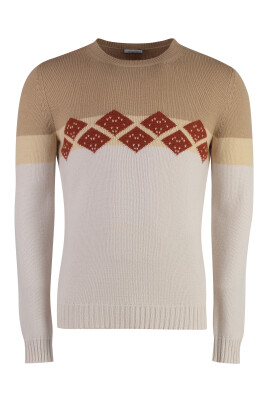 diamond-pattern-cashmere-sweater