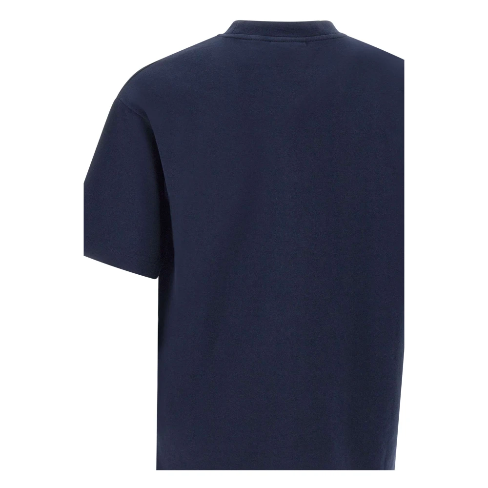 Drole de Monsieur Blauw Katoenen Heren T-shirt Blue Heren