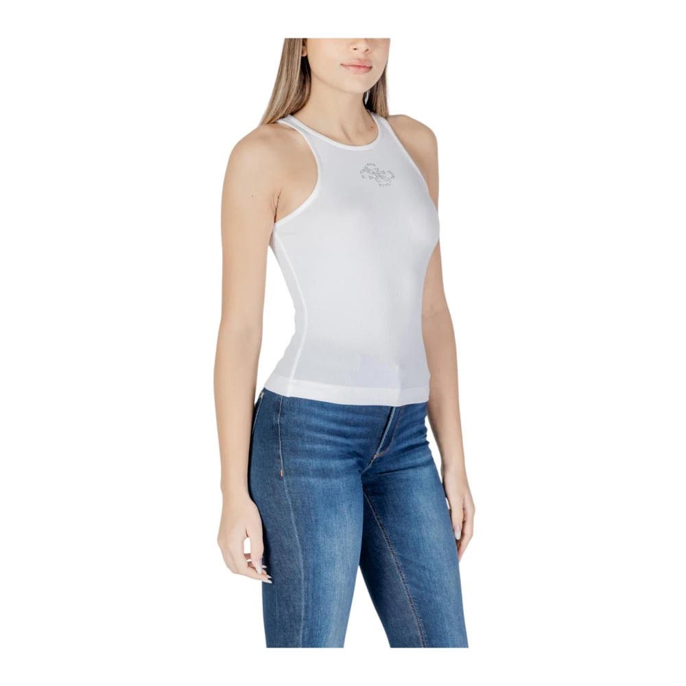 Guess Witte Mouwloze Tanktop White Dames