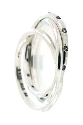 Silverring med cubic zirconia
