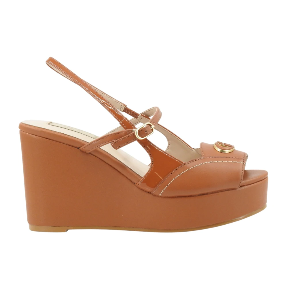 Liu Jo Women's Brown Wedges, 4 Uk, Wedge Sandal