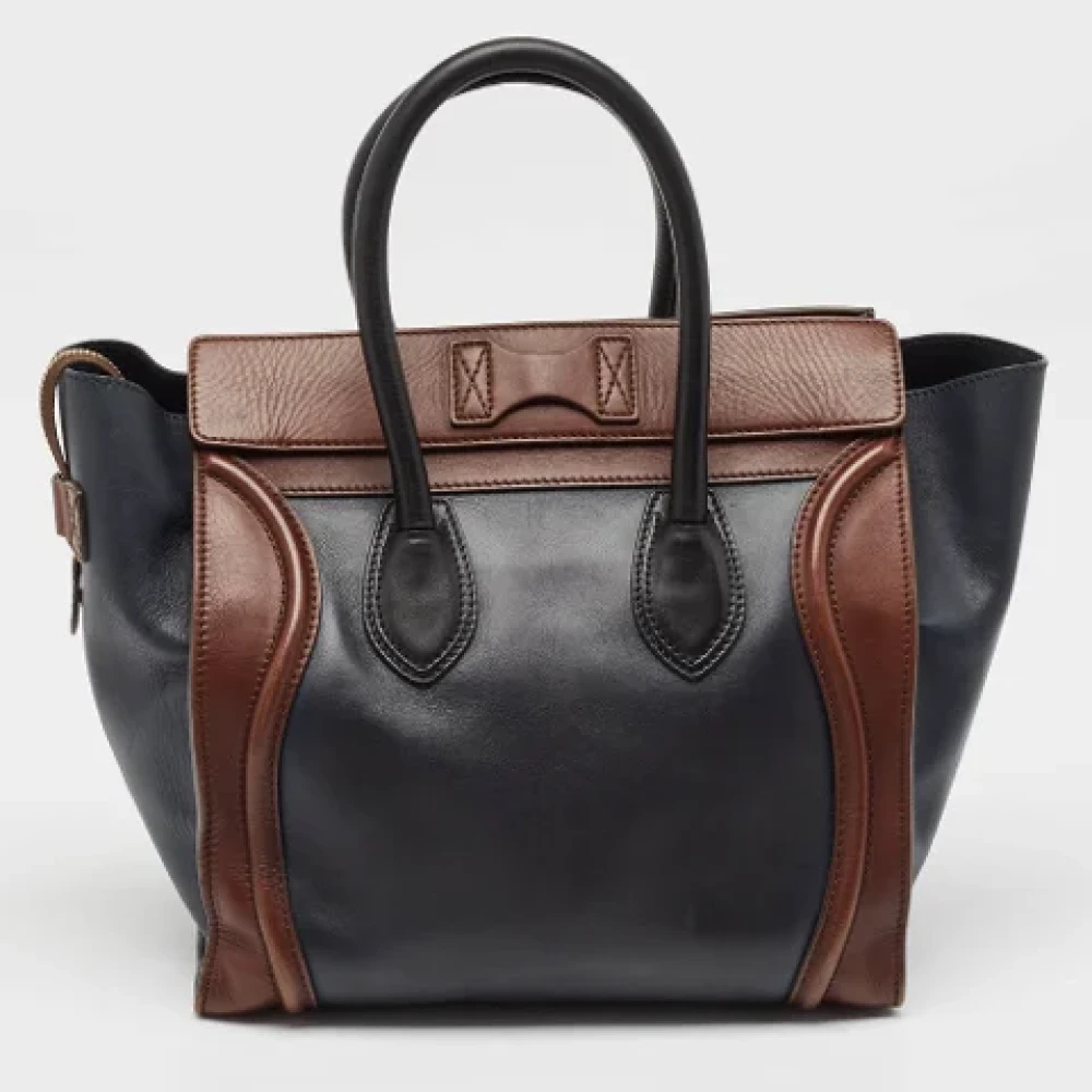 Celine Vintage Pre-owned Leather celine-bags Black Dames